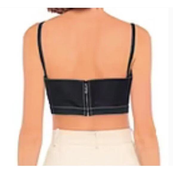 Alexander McQueen Midnight Blue crop top - Picture 2 of 6